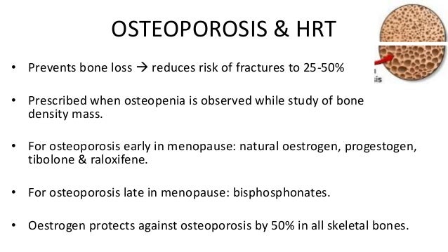 Hormone Replacement Therapy and Osteoporosis